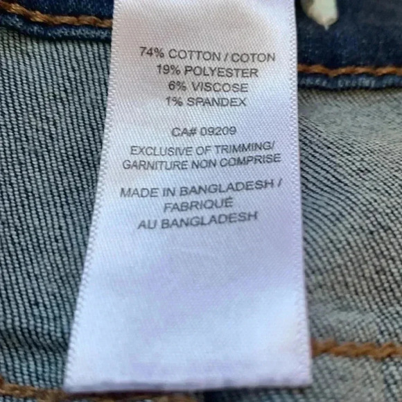 Cleo Petite High Rise Button Front Jeans w 4 Way Stretch - Picture 8 of 10